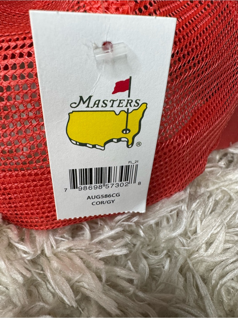 Masters Pink and Gray Ladies Fit Trucker Hat - Picture 6 of 16